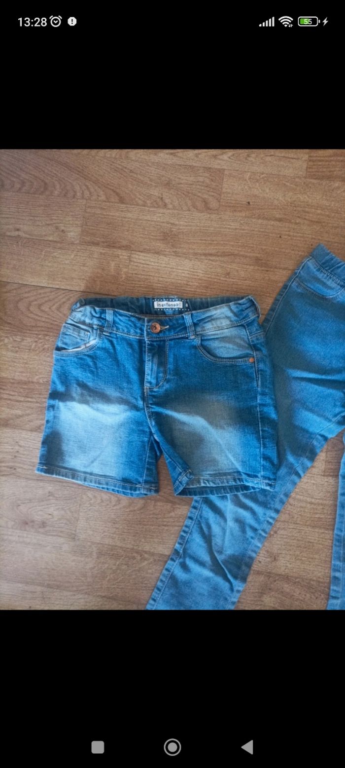 Ensemble jeans et short 8 ans - photo numéro 2