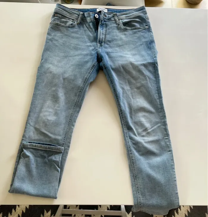 Jeans Jack & Jones bleu ciel Taille 36/32