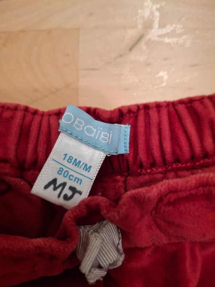 Ensemble 18 mois short velours et chemise et gilet - photo numéro 9