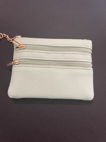 Porte monnaie vert d’eau