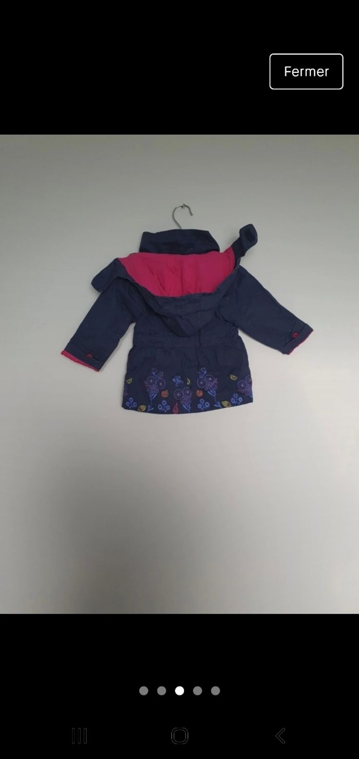 Imperméable bleu pailleté 9 mois orchestra - photo numéro 3