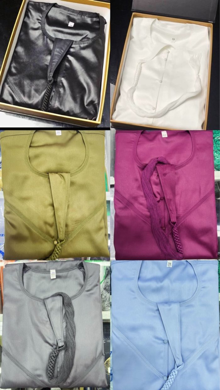 Qamis Emirati  - Satiné Precious - photo numéro 2