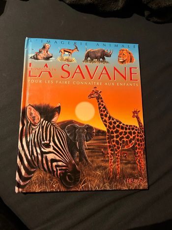 Livre pour enfants la grande imagerie fleurus les animaux de la savane