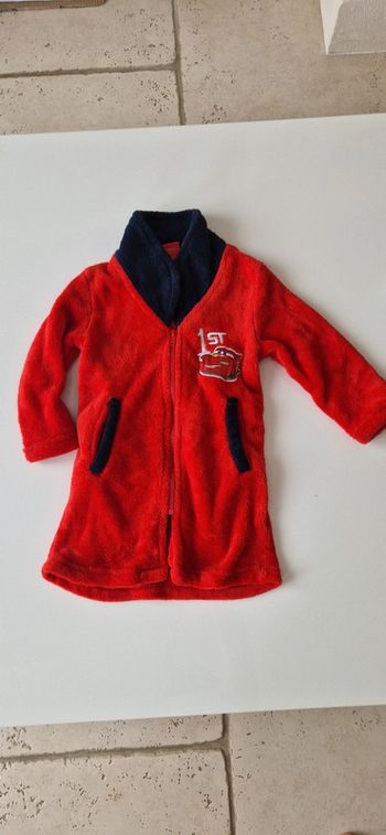 Robe de chambre polaire cars disney pixar 4 ans