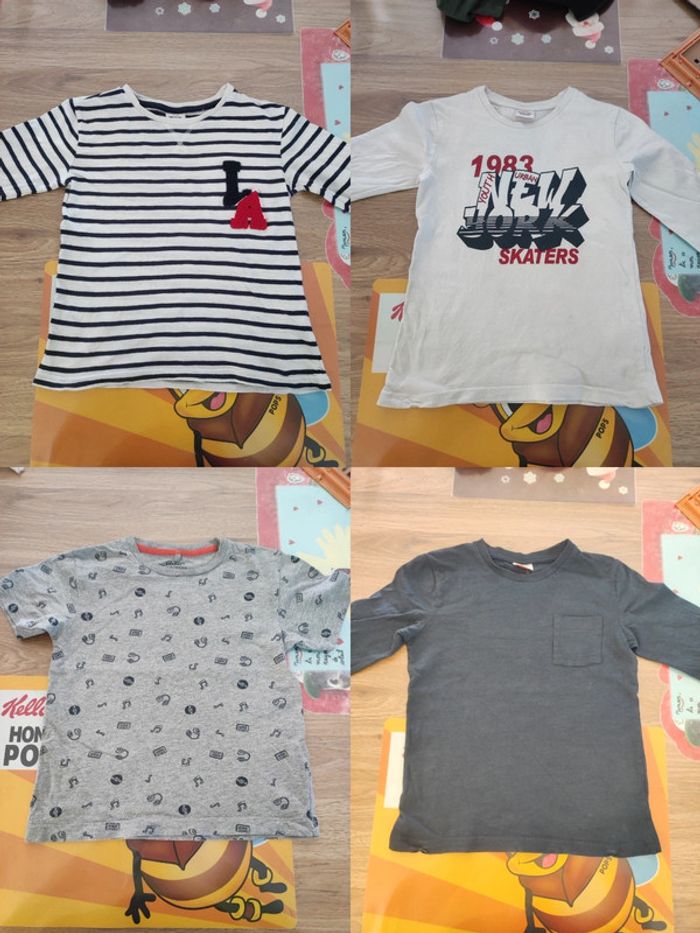 Lot 4 tee shirt 6 ans