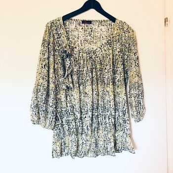 Blouse casual vert amande