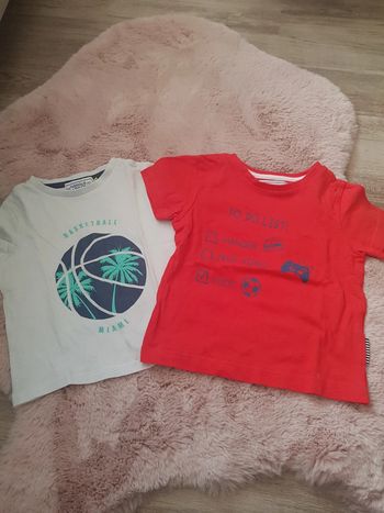 Lot de 2 tee shirts garçon 3 ans