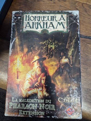 Horreur à Arkham extension  la malédiction du pharaon noir