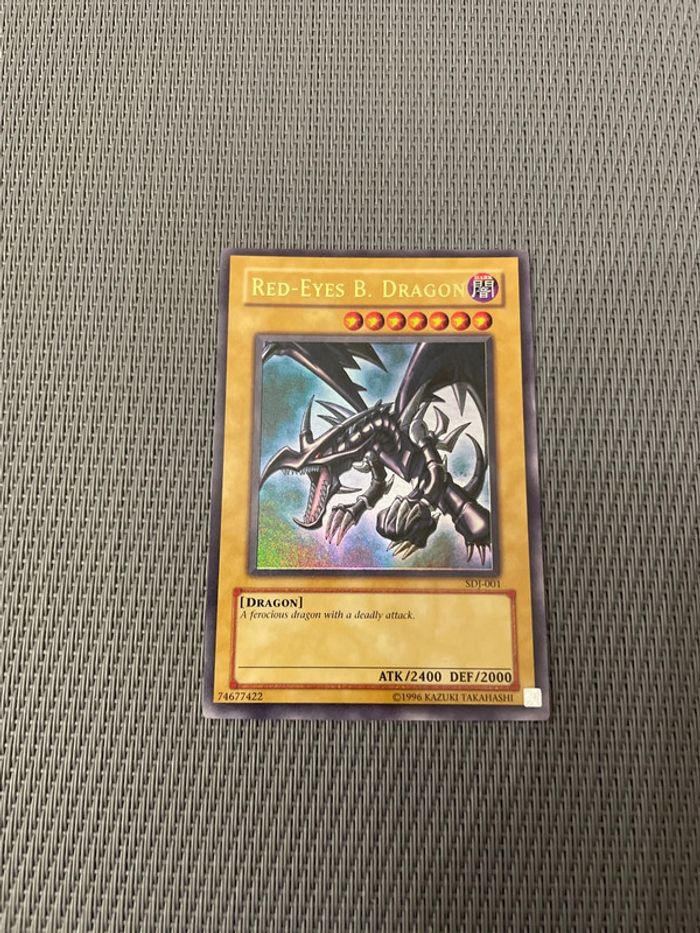 carte Yu-Gi-Oh! Red-Eyes B. Dragon SDJ-001
