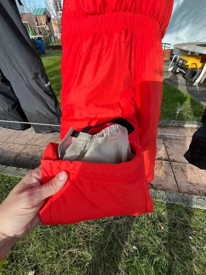 Pantalon de ski avec bretelles orange 4 ans décathlon - photo numéro 5