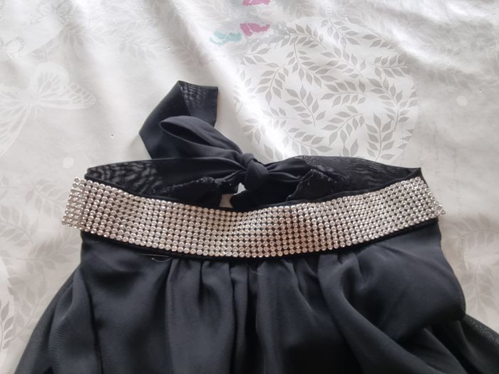 Top col strass ras le cou - photo numéro 3