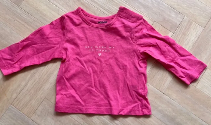 Hauts grandes manches x2 Taille 1 mois - photo numéro 2