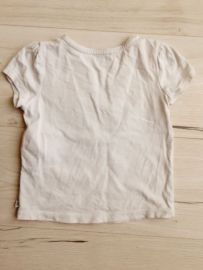 Vêtement fille tee-shirt manches courtes Okaïdi 3 ans papillon - photo numéro 5