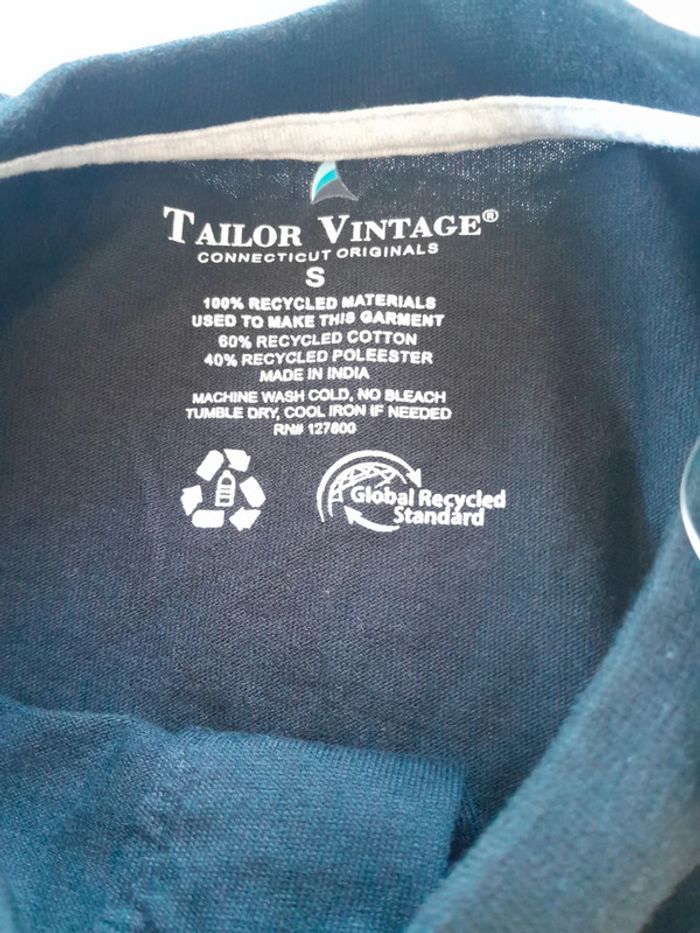 Tee shirt a boutons  Tailor Vintage neuf avec étiquette - photo numéro 2