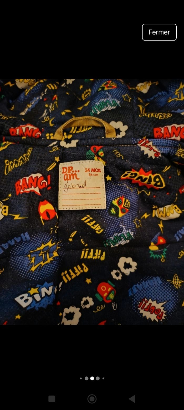 Manteau coupe vent 2 ans - photo numéro 4