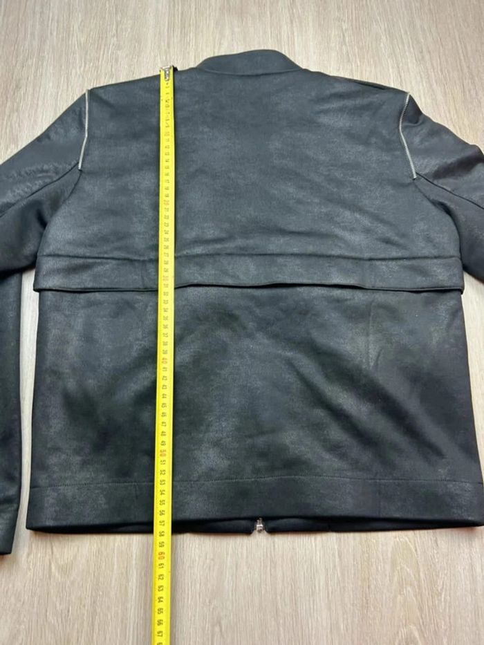 Veste noire The Kooples Sport effet cuir zippée homme taille L - photo numéro 10