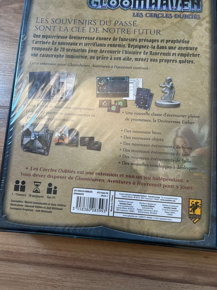 Jeu Gloomhaven - Les Cercles Oubliés Extension Version Française Neuf - photo numéro 5