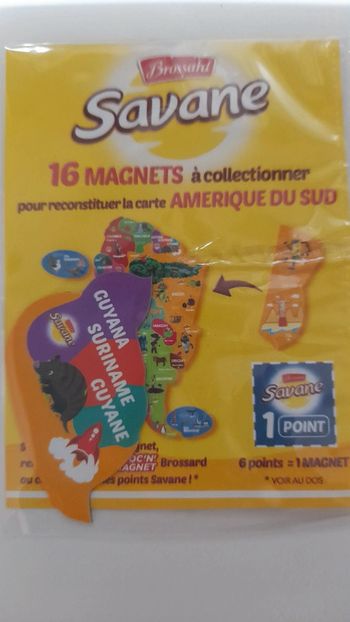 Magnet savane brossard Amérique du sud neuf
