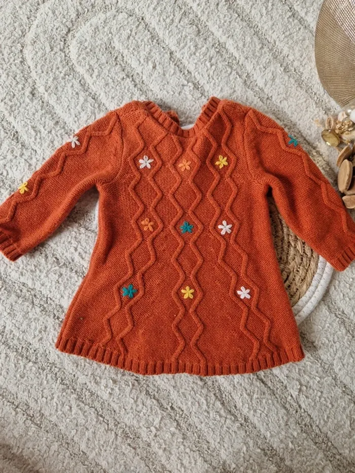Robe en laine bébé 1 mois