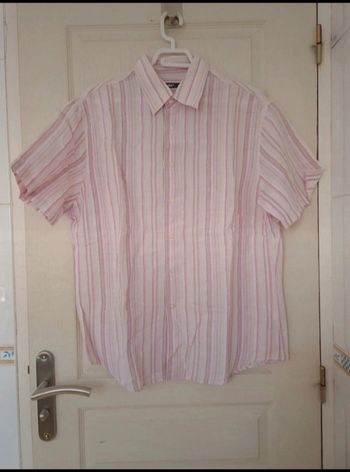 Chemise à rayures manches courtes homme celio taille L/40