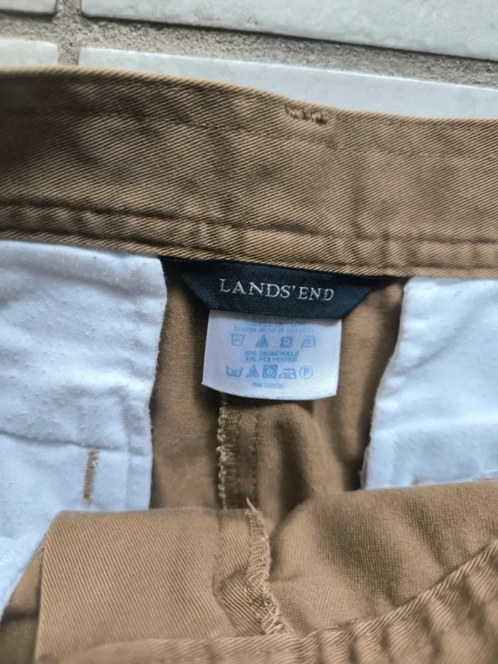 Pantalon marron clair | beige foncé - photo numéro 5