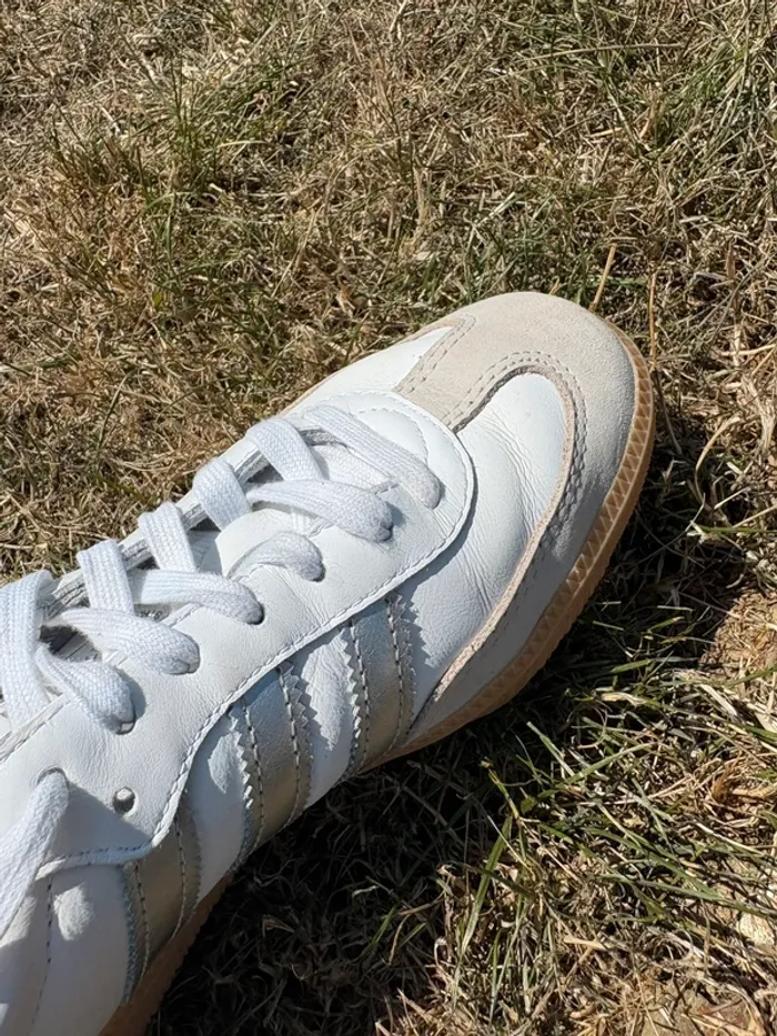 Adidas samba blanche et argent grise 37 1/3 - photo numéro 11