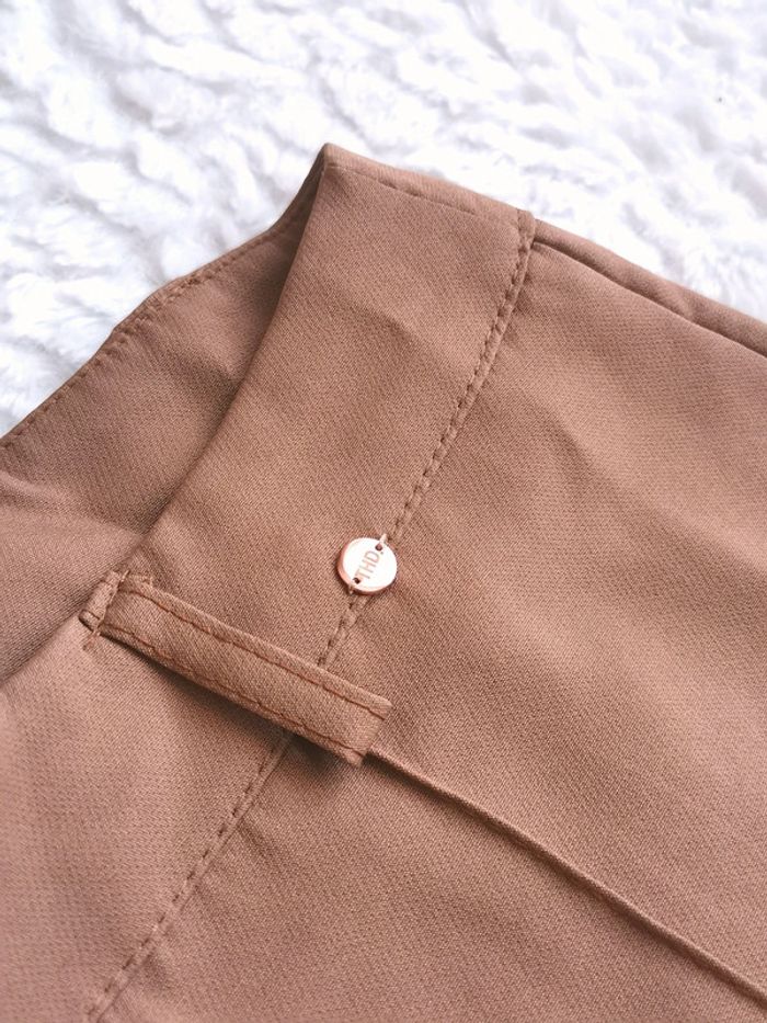 Pantalon évasé taille haute marron Thead. Modèle KLOE Pant 38 M - photo numéro 2