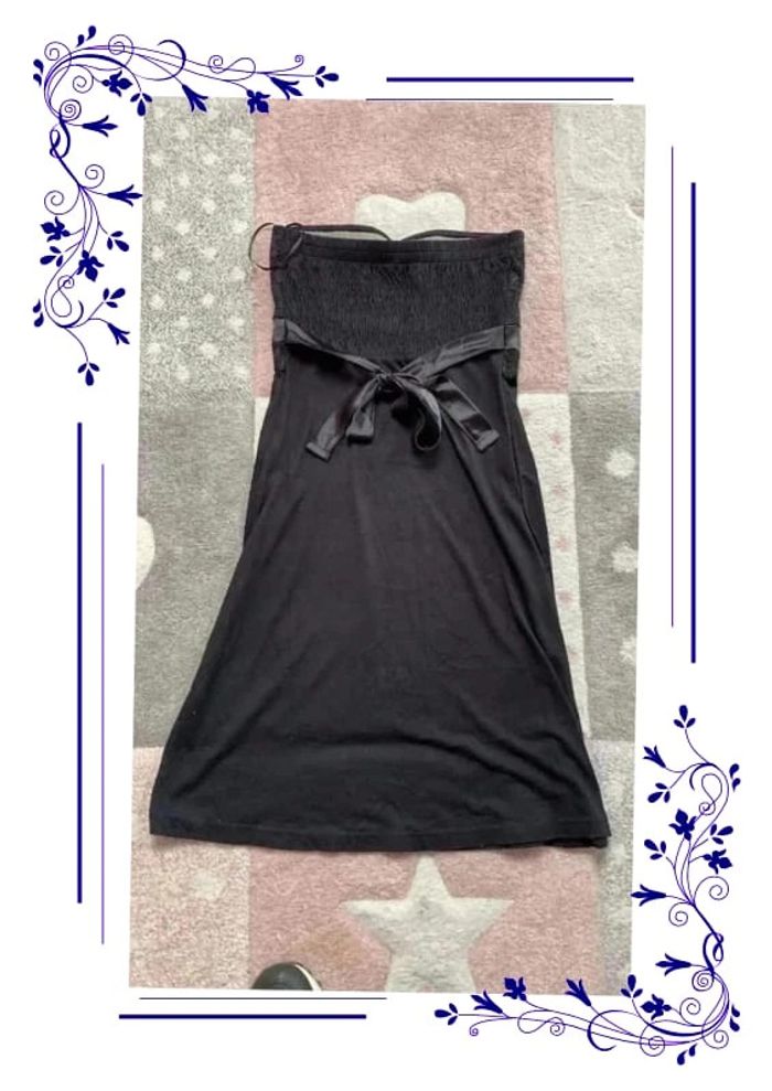 Superbe robe bustier EDC taille S noire - photo numéro 4
