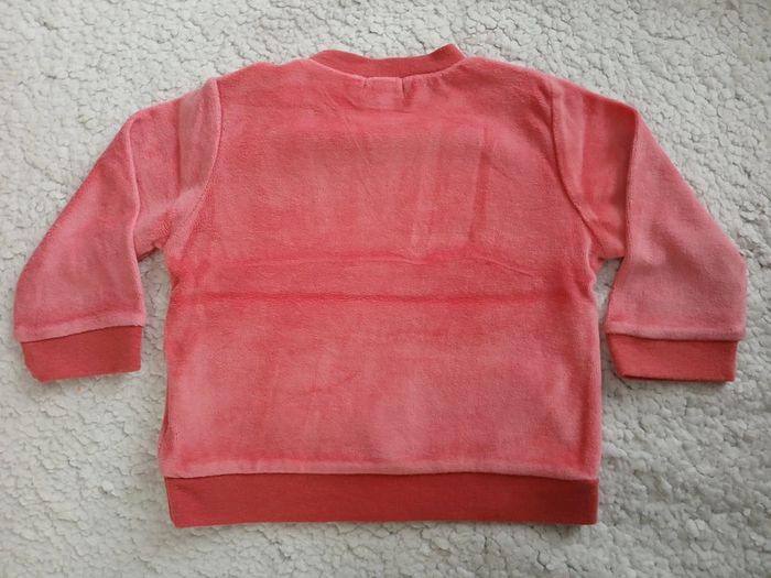 Pull en velours fille 12 mois - photo numéro 2