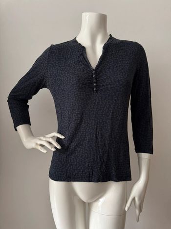 pull manche 3/4 fleuri ~ caroll ~ taille 40