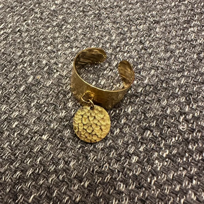 Bague martelée ikita - photo numéro 2