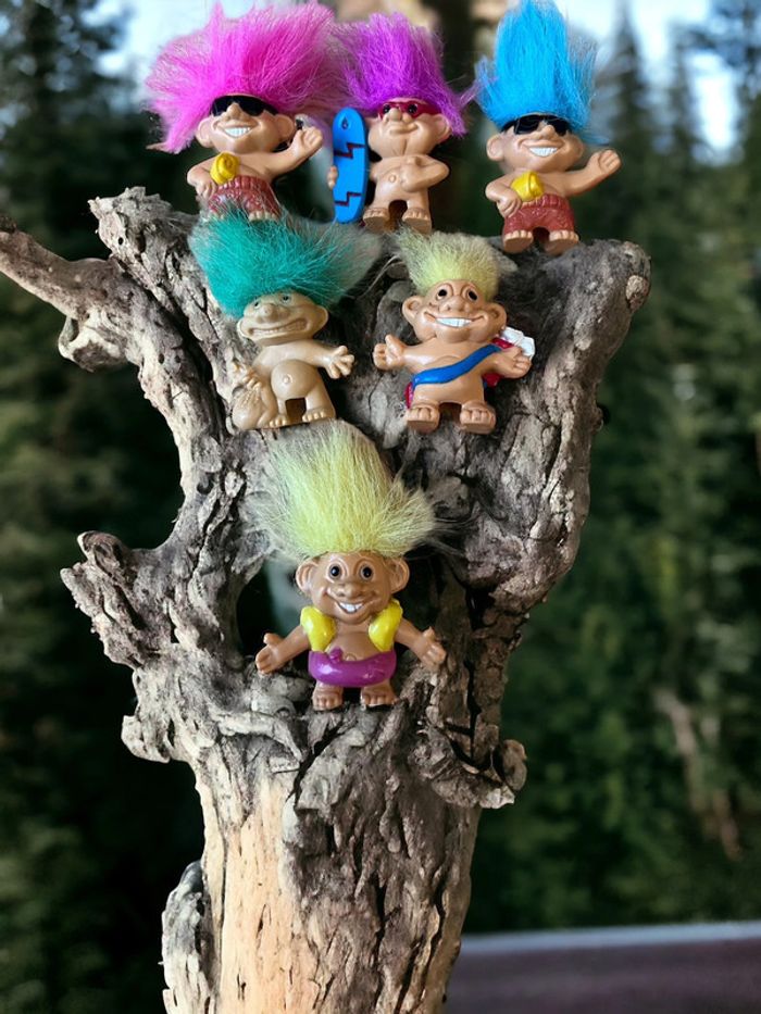 Weetos Weetabix - lot de 6 minis figurines Troll embouts de crayons