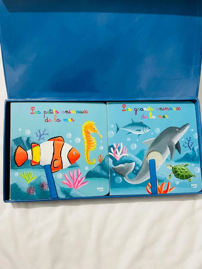 Coffret livre à toucher les animaux de la mer - photo numéro 2