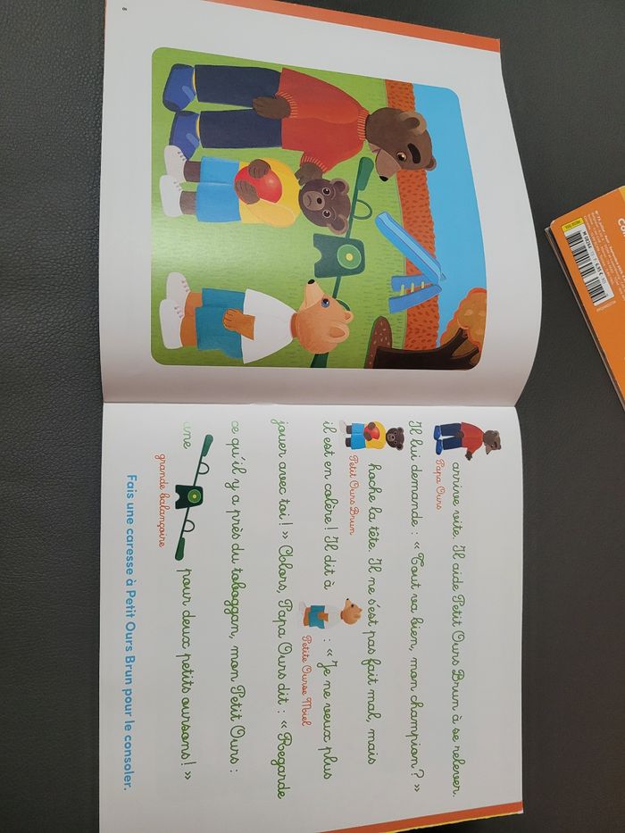 Lot de deux magazines petit ours brun parc et train - photo numéro 6