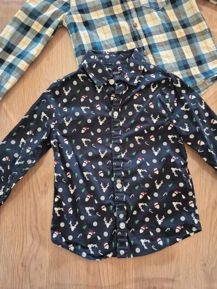 👔 Lot de 2 chemises – 4 ans Gémo Kiabi - photo numéro 3
