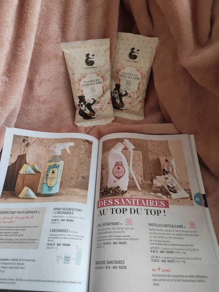 Pastille calcaire h2o