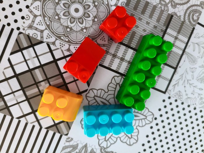 Lot 94 briques blocs de construction - photo numéro 7