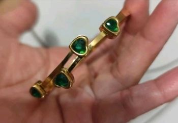 Bracelet ajustable acier inoxydable doré 