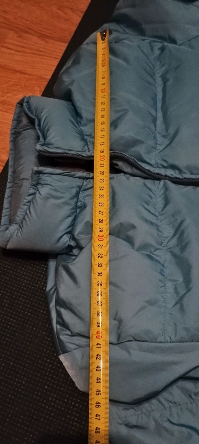Doudoune Puff Puffer Vintage Burberry London Size M Polyamide Coton Bleu turquoise Unisex Mixte - photo numéro 6