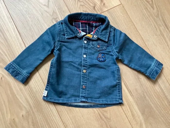 Ensemble sorcier avec veste jean taille 6mois - photo numéro 6