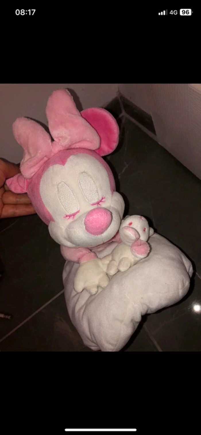 Coussin peluche minnie Disney - photo numéro 3