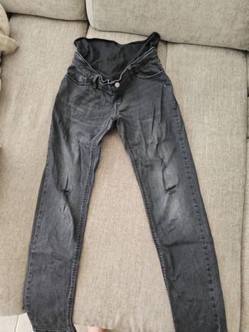 Jean noir de grossesse 36