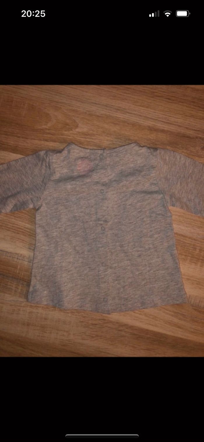 Tee shirt tape à l œil gris - photo numéro 3