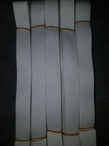 Sangle coton blanche 20mm