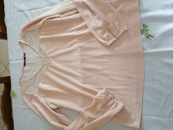 Tee shirt dentelle
