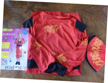 déguisement  enfant chinoise 7 à 10 ans