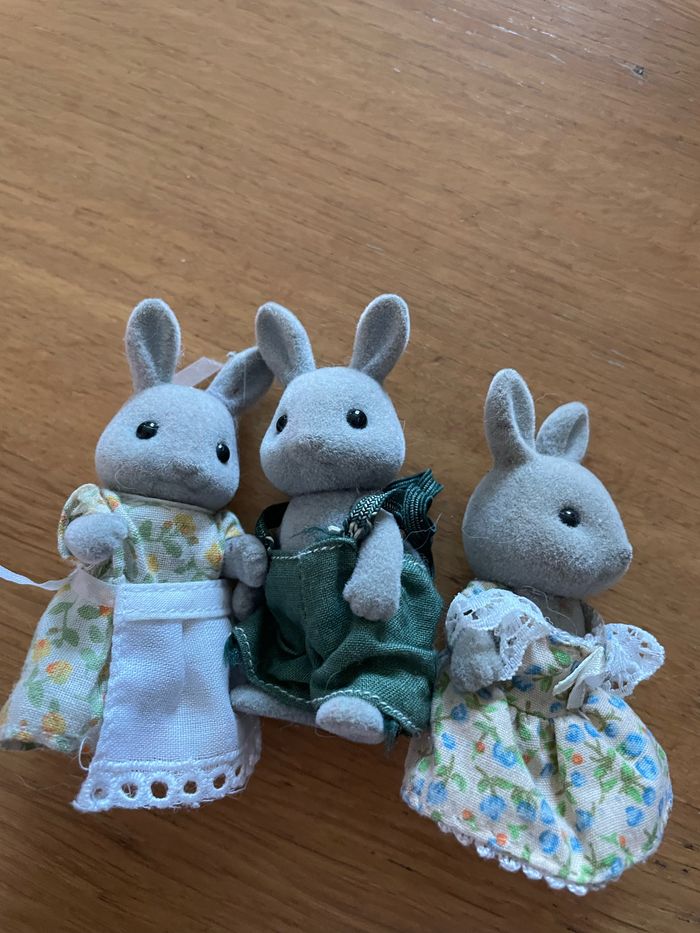 Famille lapin vintage sylvanian families
