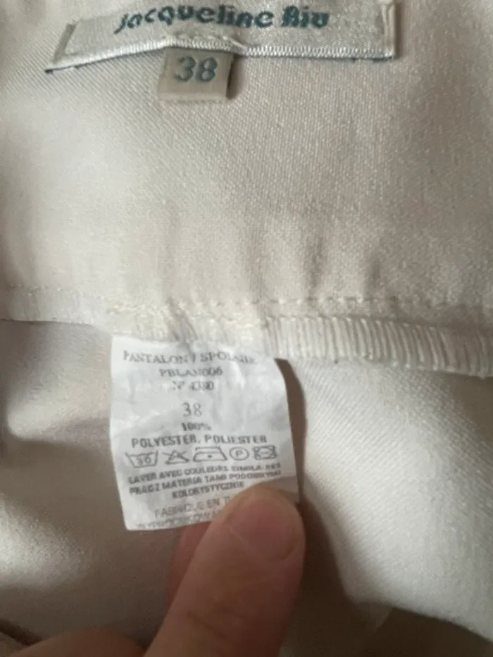 Pantalon blanc cassé - photo numéro 5