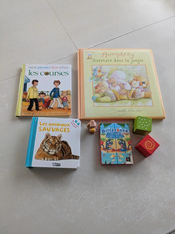 Lot de jouets + livres