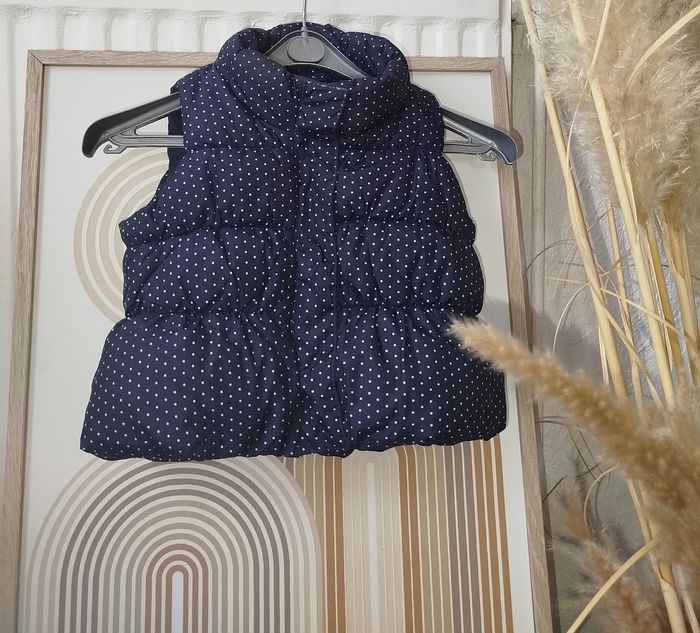 Baby Gap Doudoune sans manche Fille 6-12 mois Neuve